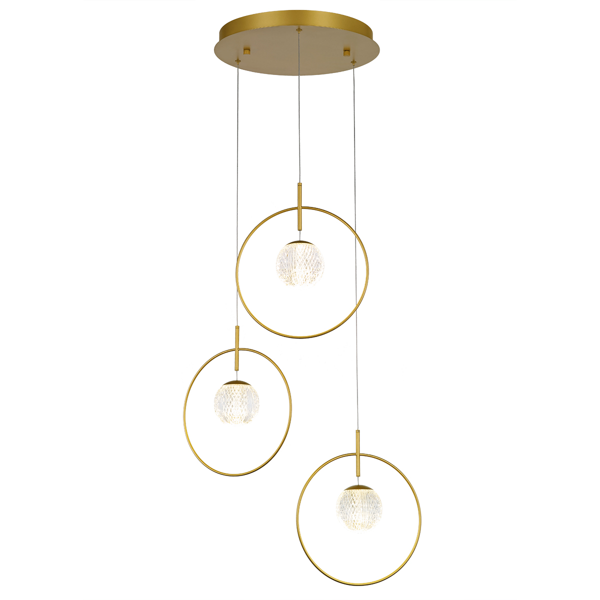 Светильник подвесной Delight Collection Elliot Diamante MD21001043-3A gold Светильник подвесной Delight Collection Elliot Diamante MD21001043-3A gold