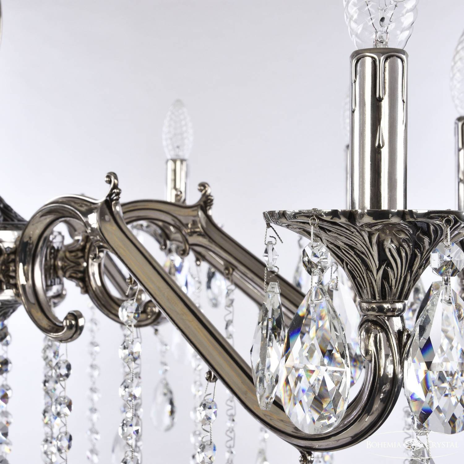 Подвесная хрустальная люстра 7202 Bohemia 72402/10/300 B NB FL3M