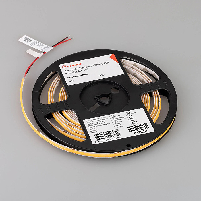 Светодиодная лента Arlight Cob Открытая 039020(1)