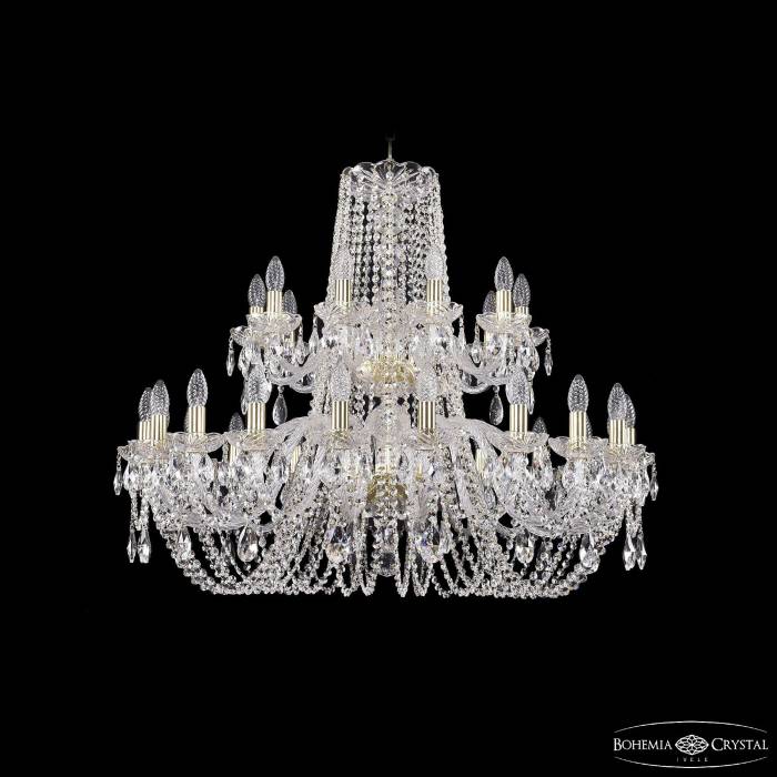 Подвесная хрустальная люстра 1402 Bohemia 1402/20+10/360/2d G
