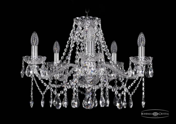 Подвесная хрустальная люстра 1413 Bohemia 1413/5/200 Ni