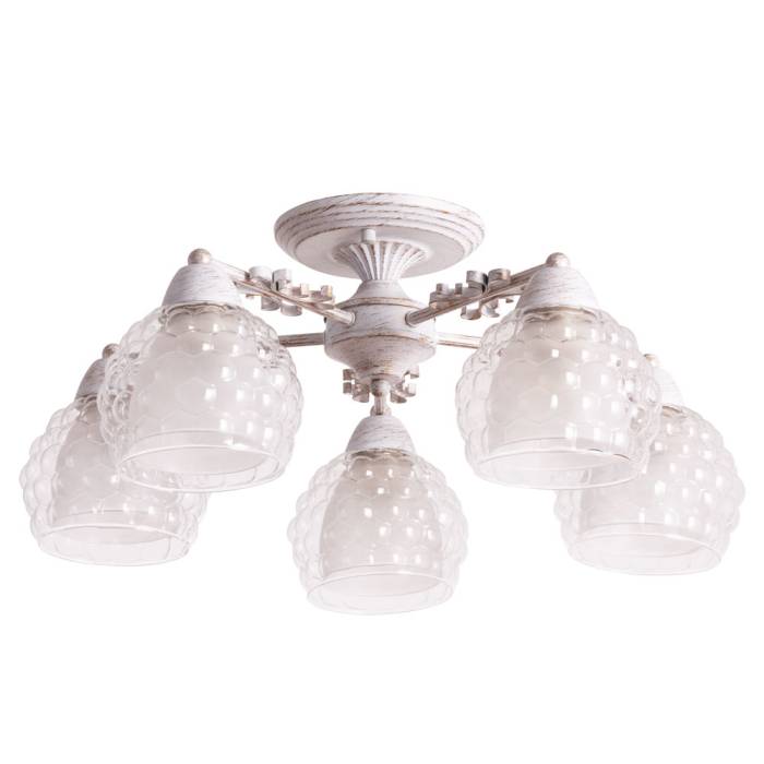 Потолочная люстра Arte Lamp Malina A7695PL-5WG Потолочная люстра Arte Lamp Malina A7695PL-5WG