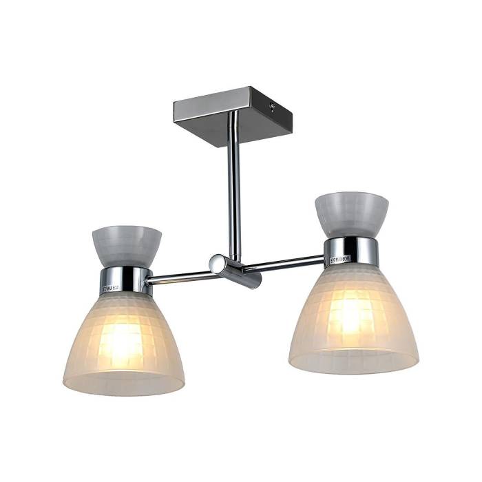 Люстра потолочная Е27 2*60Вт MD.19110-2-S-CH