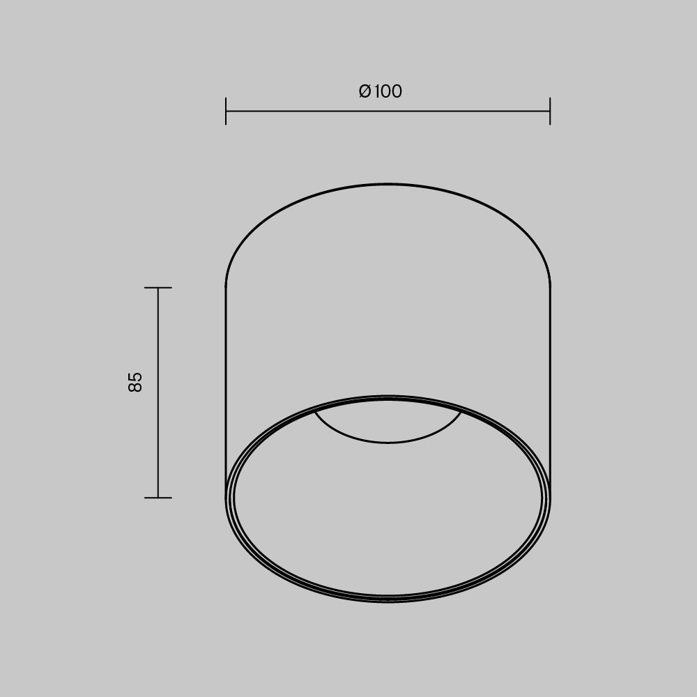 Накладной светильник Maytoni Alfa LED C064CL-01-15W4K-D-RD-WB Накладной светильник Maytoni Alfa LED C064CL-01-15W4K-D-RD-WB