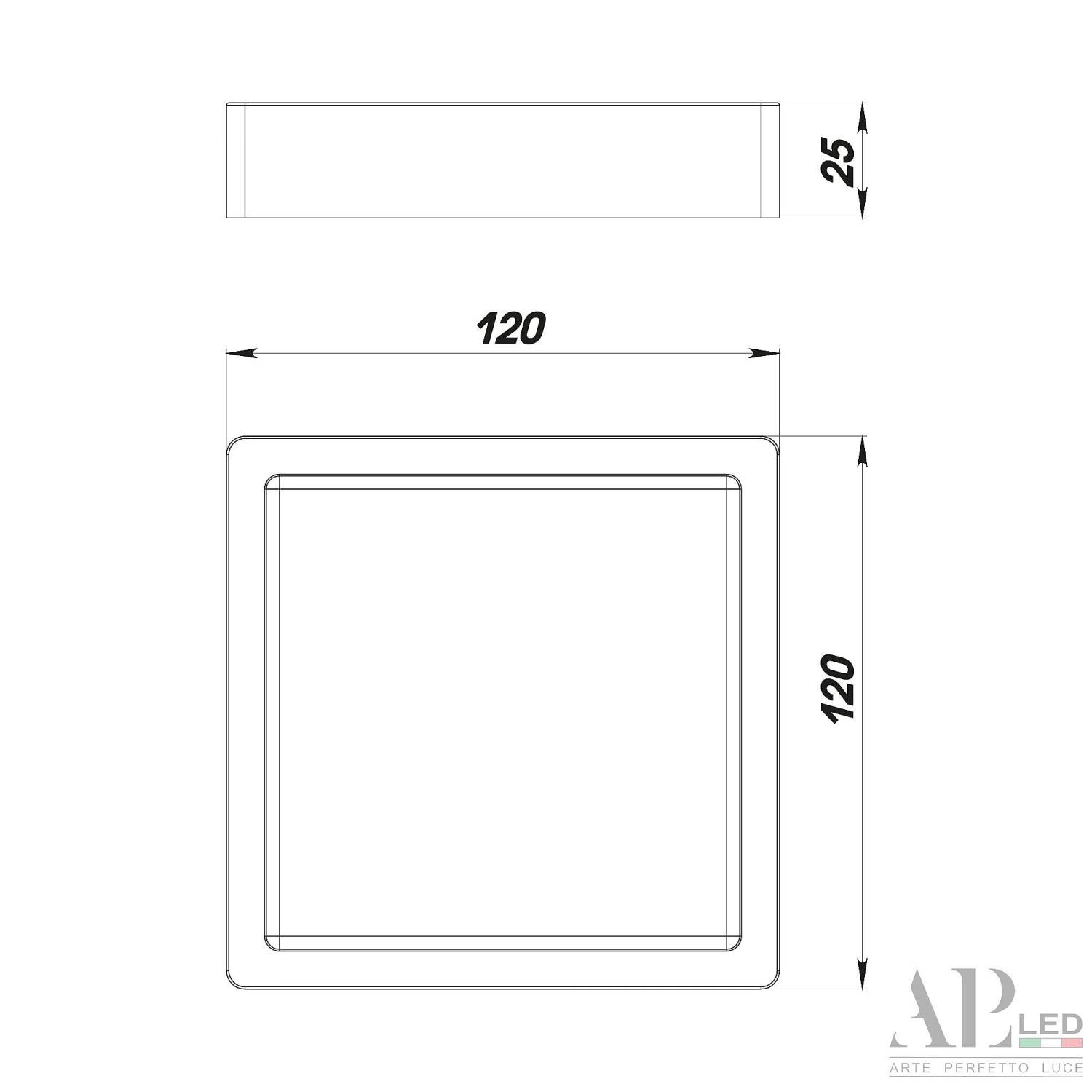 Светильник потолочный APL Led Ingrid 3322.LDF6004M/6W/4K