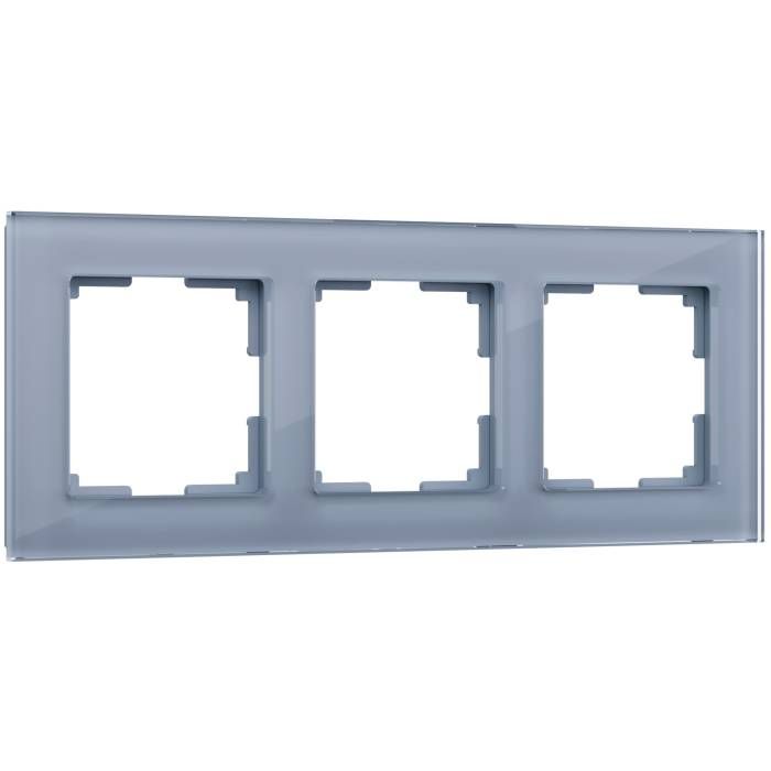Рамка Werkel W0031115/ Рамка на 3 поста Favorit (серый,стекло) Рамка Werkel W0031115/ Рамка на 3 поста Favorit (серый,стекло)