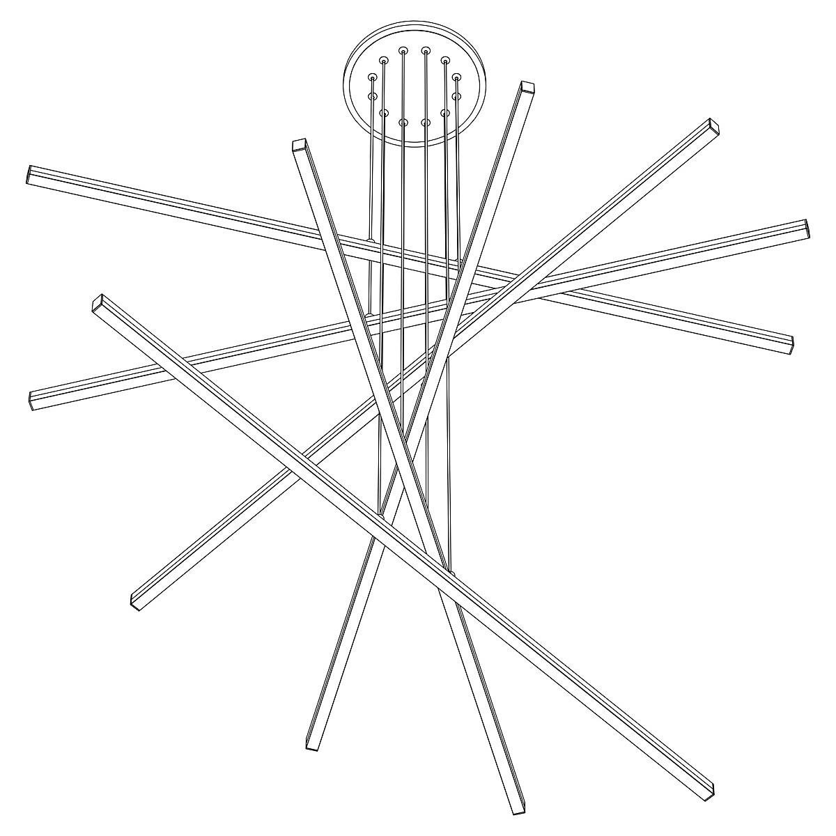 Подвесная люстра Citilux Trent CL203760 Подвесная люстра Citilux Trent CL203760