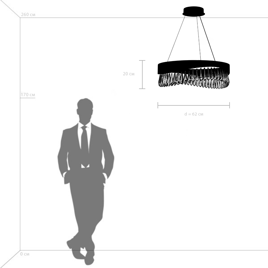 Подвесная люстра Lightstar Helio 703163