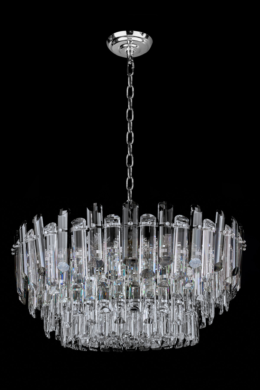 Подвесная люстра LEON Jacqueline LE7161/600 CH/GR
