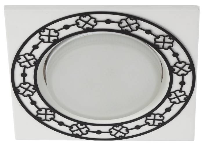 Встраиваемый светильник ЭРА KL78 WH/BK