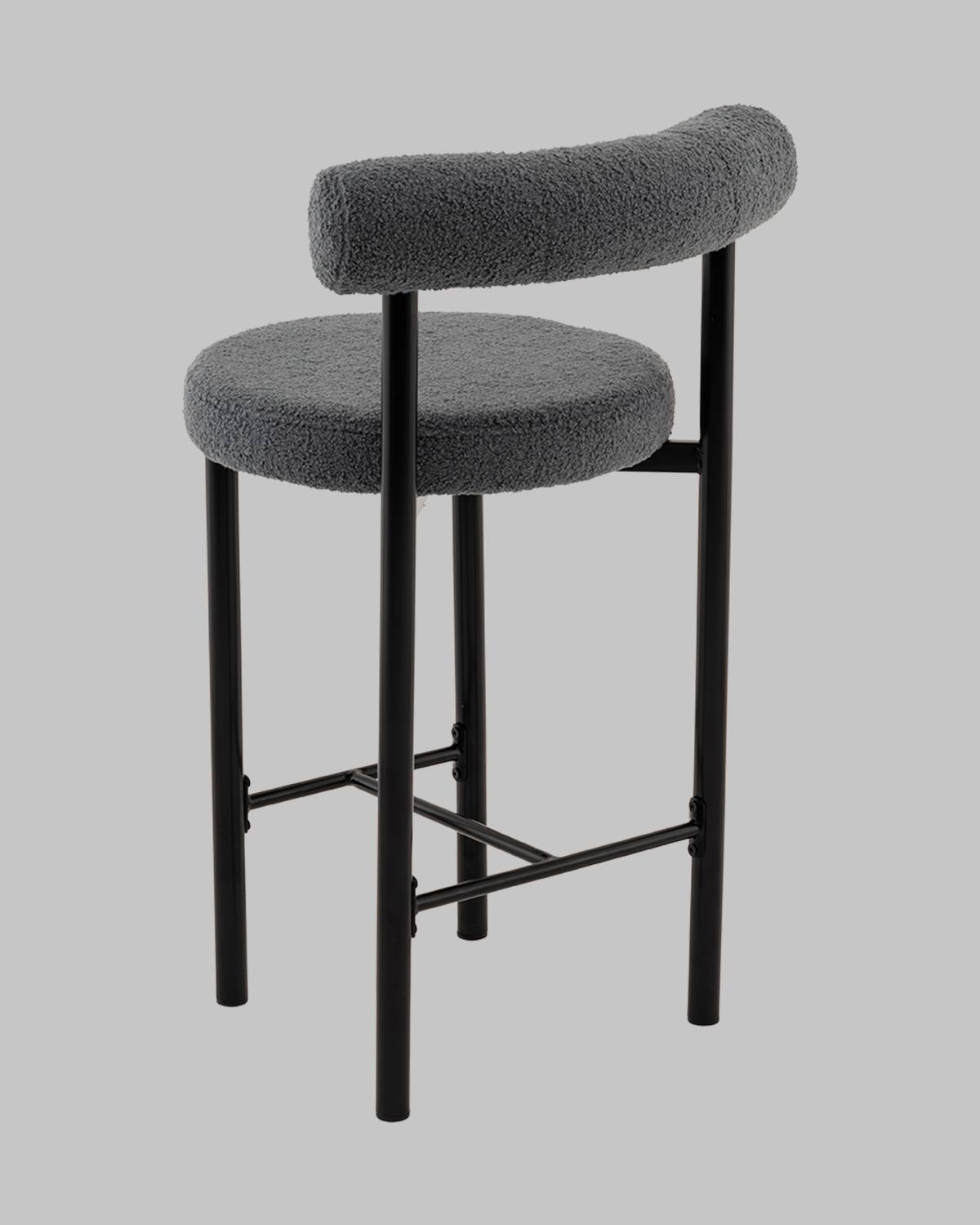 Полубарный стул Stool Group vd-plb-floreo-fl-grey
