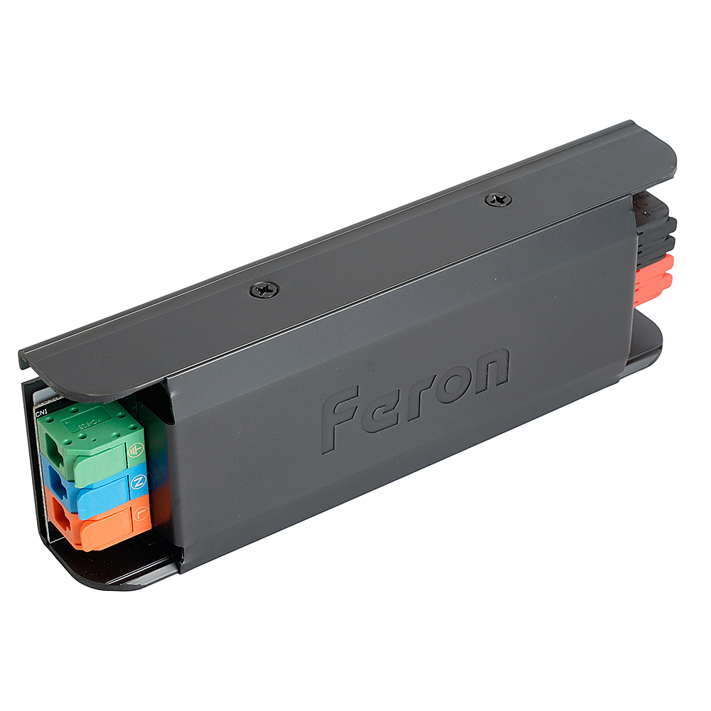 Трансформатор для светодиодной ленты с плавным пуском и диммированием 100W 24V IP20 Feron LB004 52124