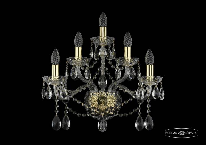 Настенное бра Bohemia 1413 1413B/2+2+1/200/XL/G