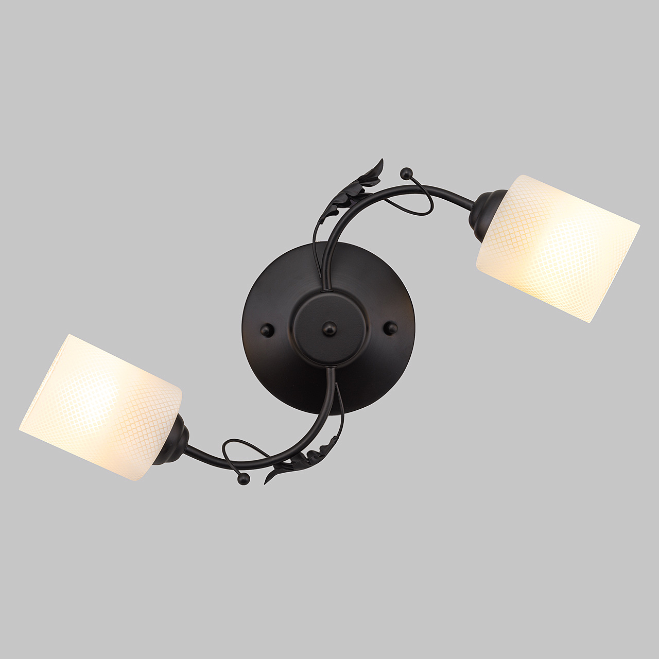 Люстра потолочная Е27 2*60Вт MD.0401-2-S-BK