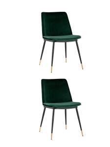 Комплект стульев Stool Group Мелисса FDC8028 GREEN FUT-73 X2