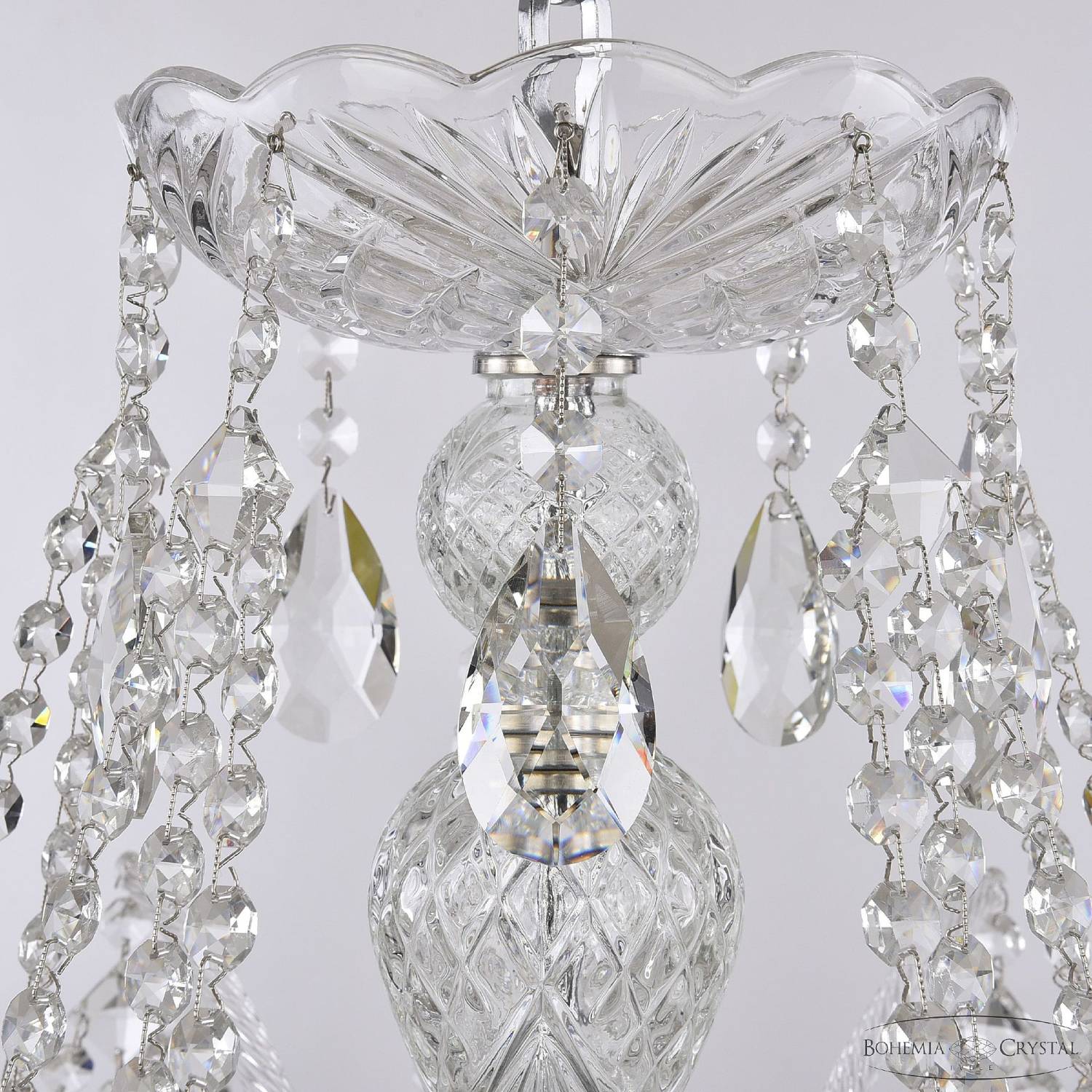 Подвесная люстра Bohemia 1411 1411/10/360 Ni