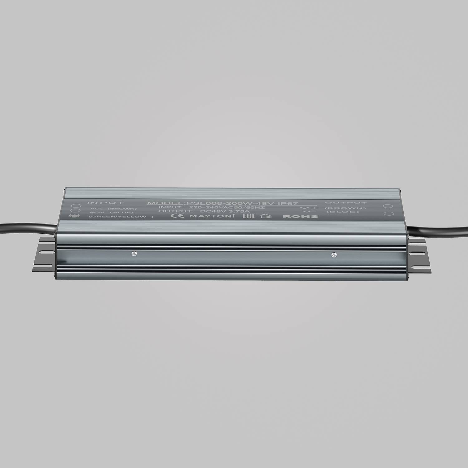 Блок питания Maytoni Power Supply Magnetic PSL008-200W-48V-IP67 Блок питания Maytoni Power Supply Magnetic PSL008-200W-48V-IP67