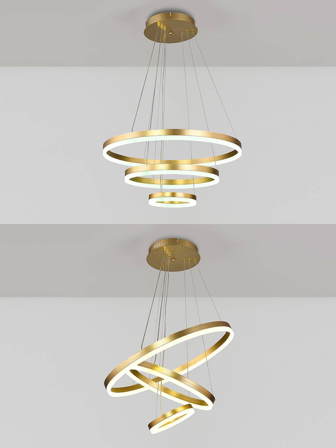 Подвесная люстра Natali Kovaltseva Oreol LED LAMPS 81279