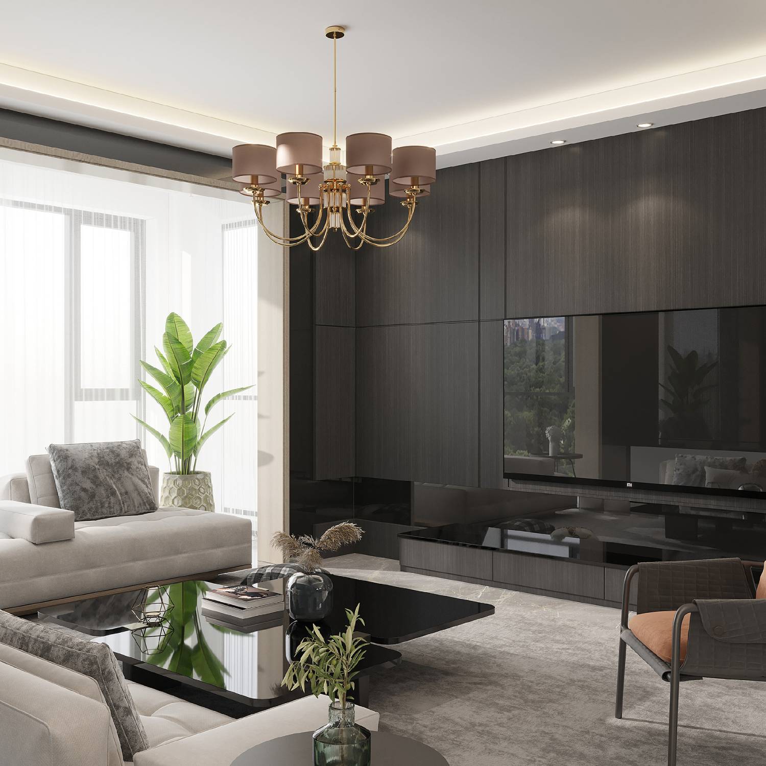 Люстра на штанге Kutek Cero CER-ZW-10(ZM)