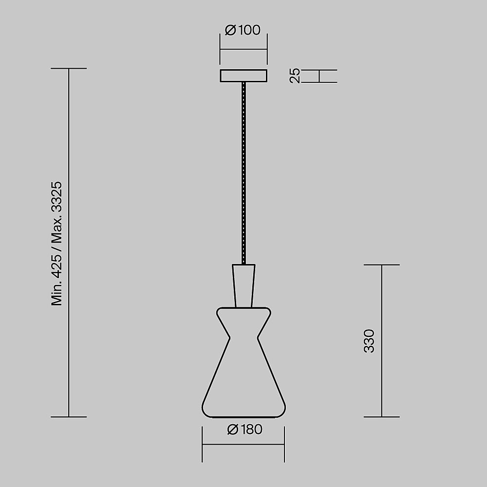 Светильник подвесной Maytoni Toys MOD405PL-01W2