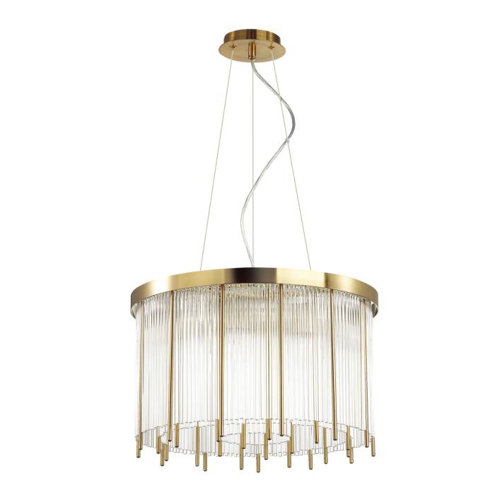 Подвесная хрустальная люстра York Odeon Light 4788/7 Подвесная хрустальная люстра York Odeon Light 4788/7