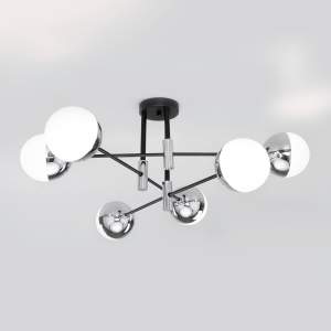 Потолочная люстра Eurosvet Nuvola 70129/6 хром Smart