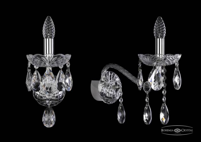 Настенное бра Bohemia 1413 1413B/1/200/XL/Ni