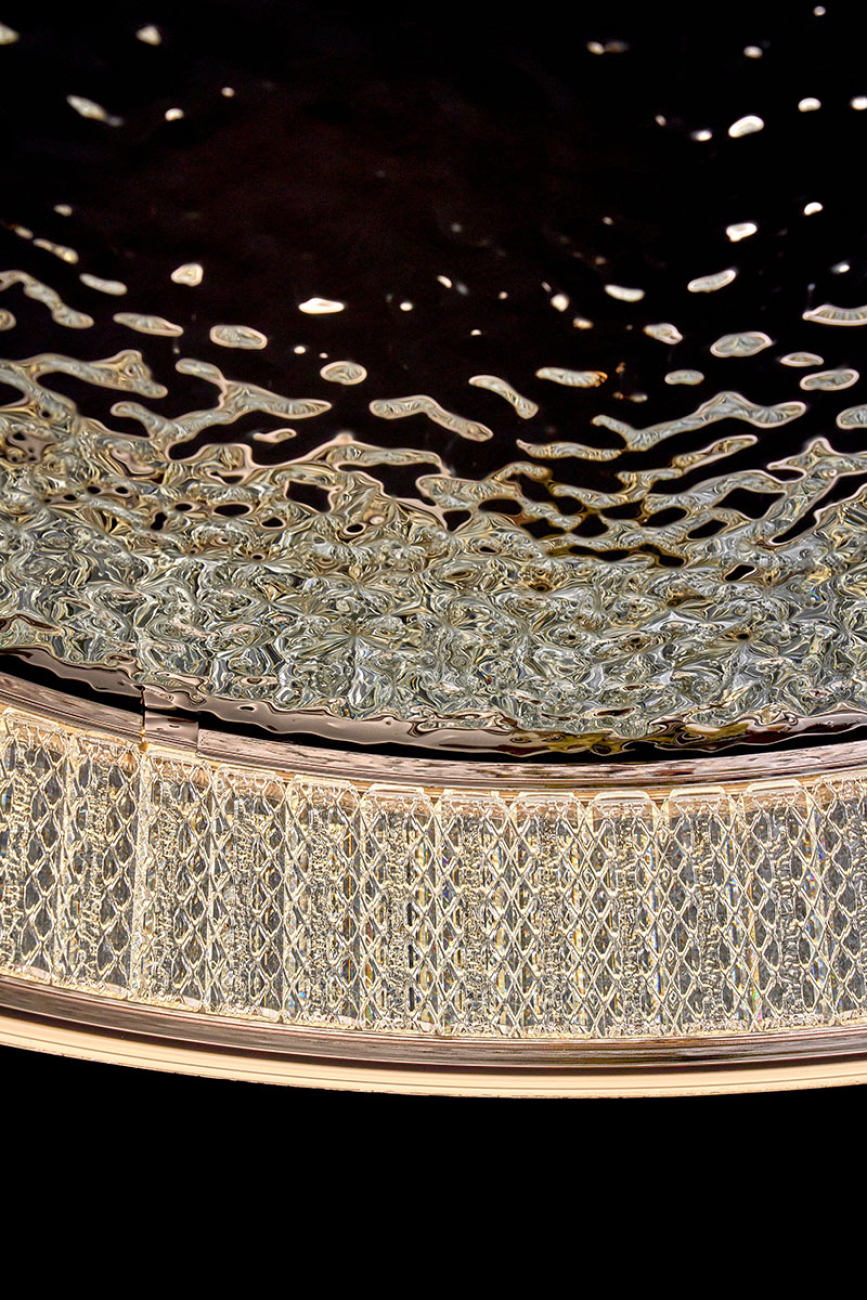 Светильник потолочный LEON Lumiere LE7769/600P Black Chrome