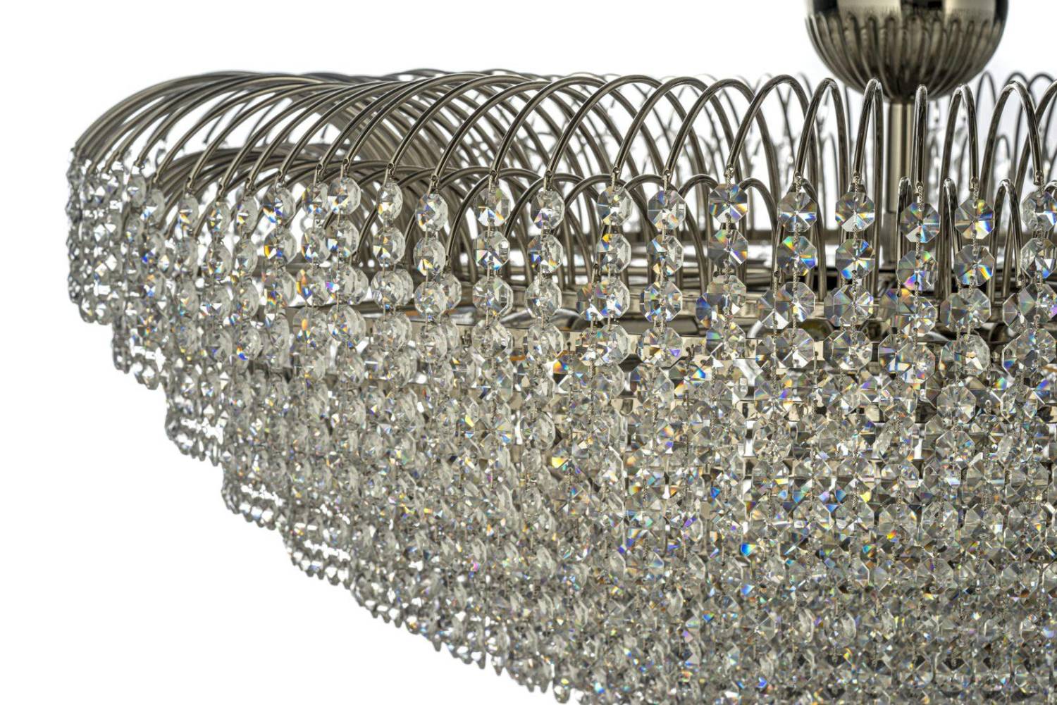 Подвесная хрустальная люстра Salentino Arti Lampadari Salentino E 1.5.80.100 N