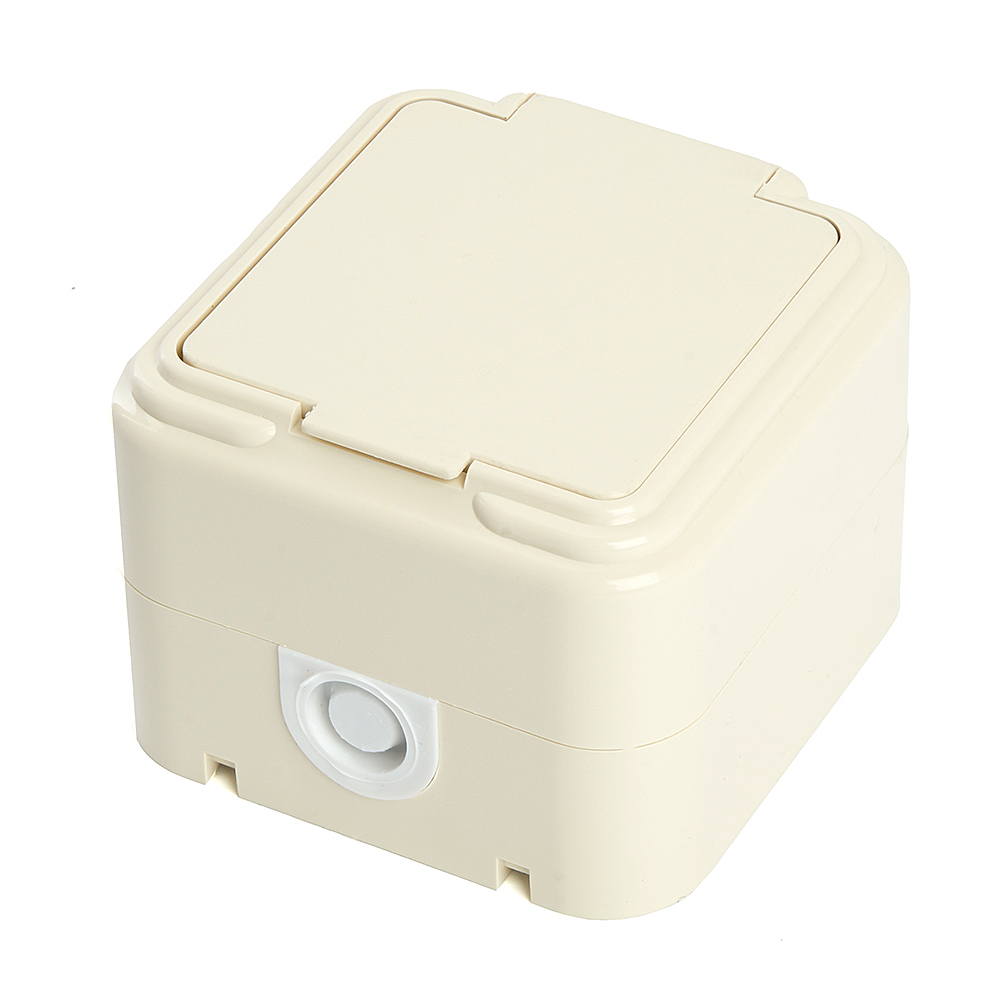 Розетка 1-местная с/з, с крышкой Stekker Брест 49058