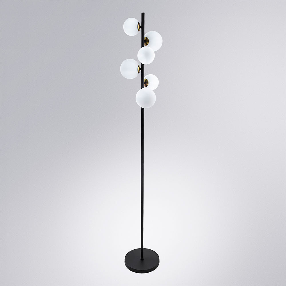 Торшер Arte Lamp Gemini A2243PN-6BK Торшер Arte Lamp Gemini A2243PN-6BK