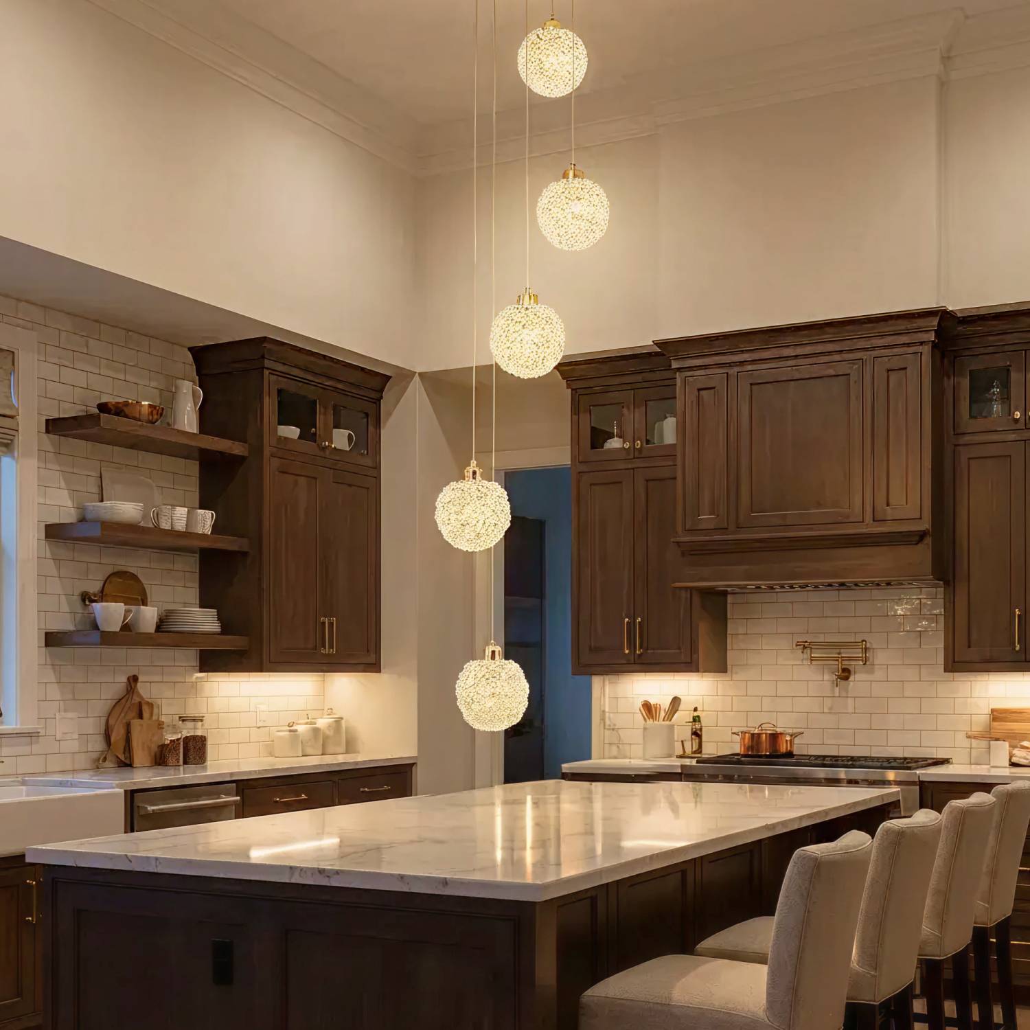 Люстра каскадная Citilux Cloudy CL323052