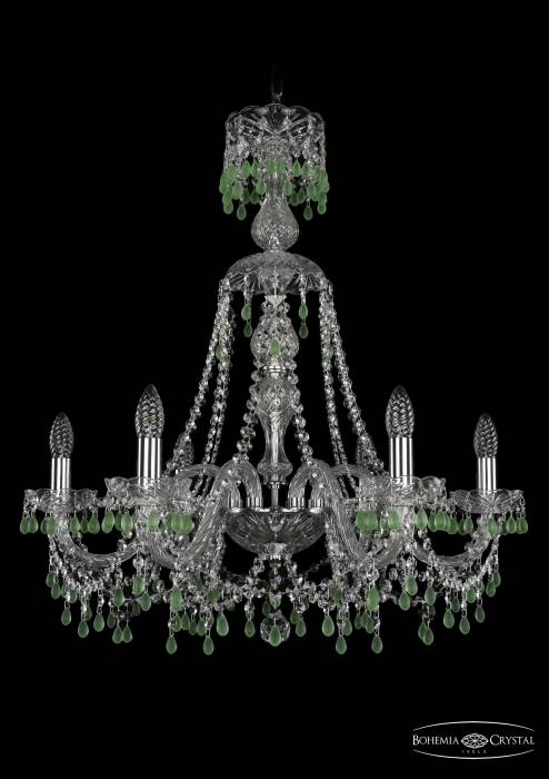 Подвесная хрустальная люстра 1410 Bohemia 1410/6/240/XL-74 Ni V5001