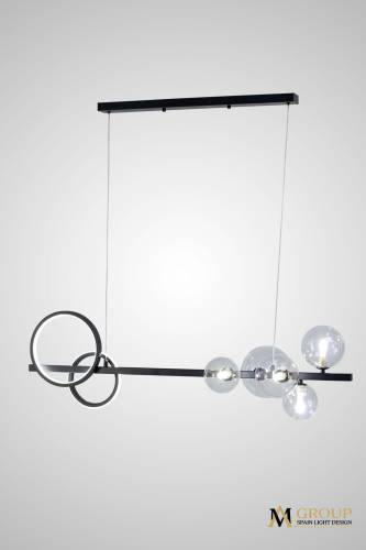 Подвесная люстра AM Group AM456 BK