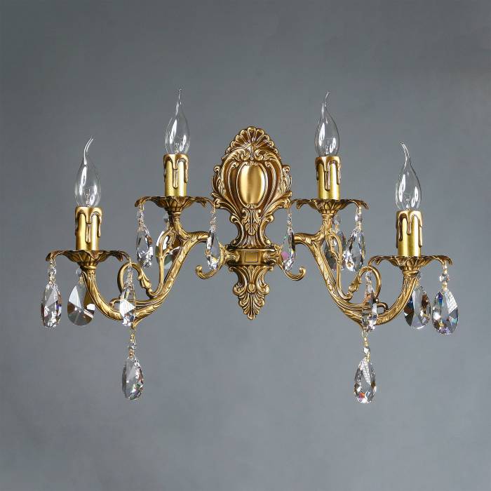 Настенное бра Ambiente Alicante 8888/2+2 AB Tear drop