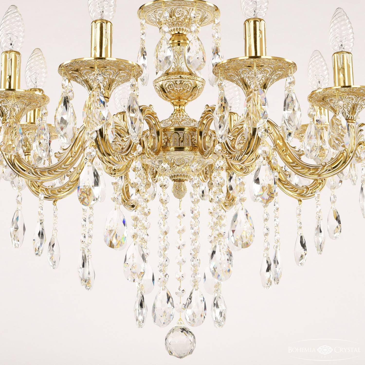 Подвесная хрустальная люстра 7101 Bohemia 71201/8/175 B GW