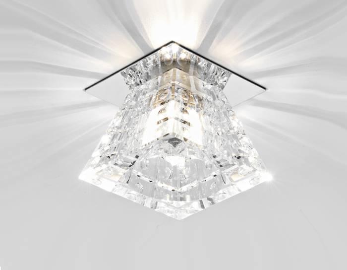 Встраиваемый светильник Ambrella Design D4124 CL/CH Встраиваемый светильник Ambrella Design D4124 CL/CH