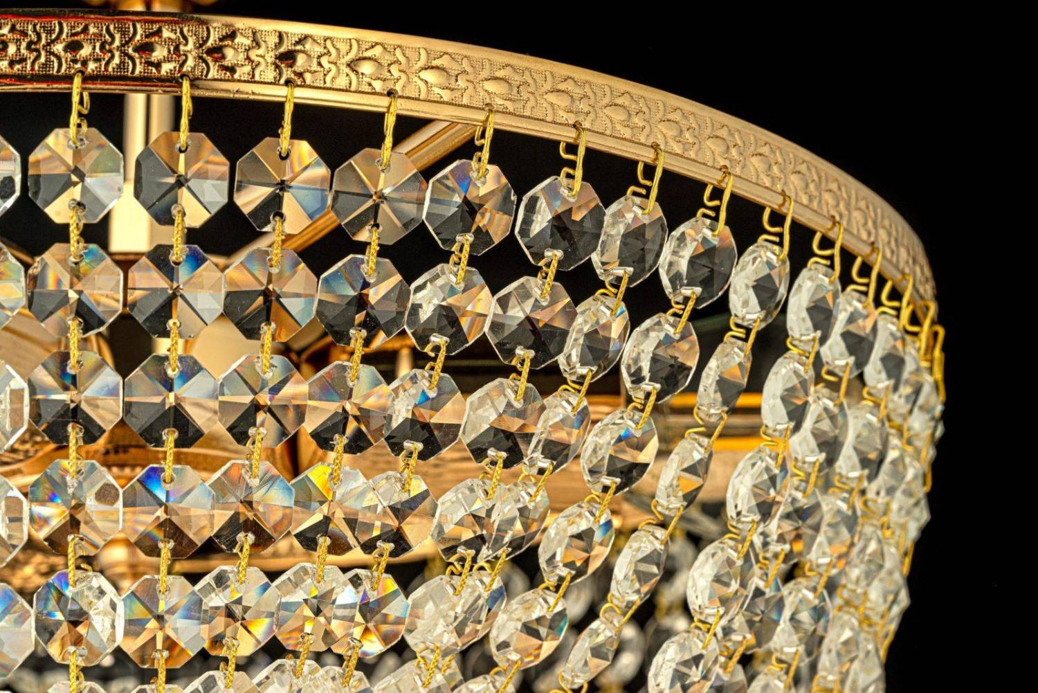 Потолочная хрустальная люстра Arti Lampadari Stella Stella E 1.3.30.504 G