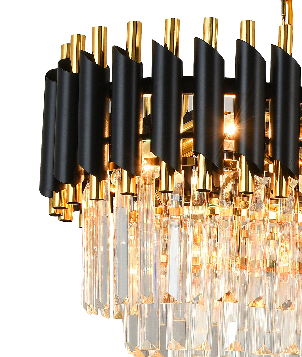 Подвесная люстра Natali Kovaltseva Darian DARIAN 76017/8C GOLD BLACK
