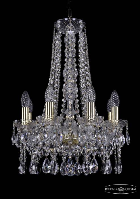 Подвесная хрустальная люстра 1413 Bohemia 1413/8/141/h-59 G