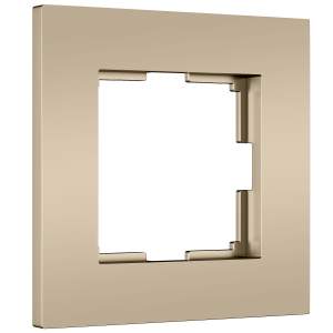 Рамка Werkel W0012911/ Рамка на 1 пост Slab (шампань софт)