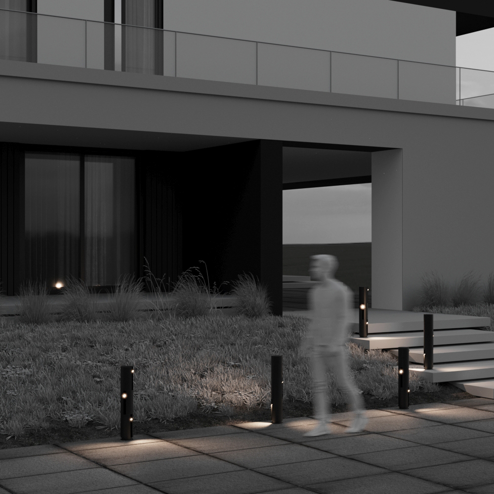 Уличный наземный светильник Maytoni Cave O468FL-L9B3K