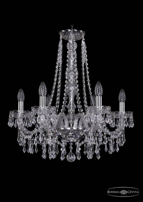 Подвесная хрустальная люстра 1403 Bohemia 1403/6/195/h-60 Ni