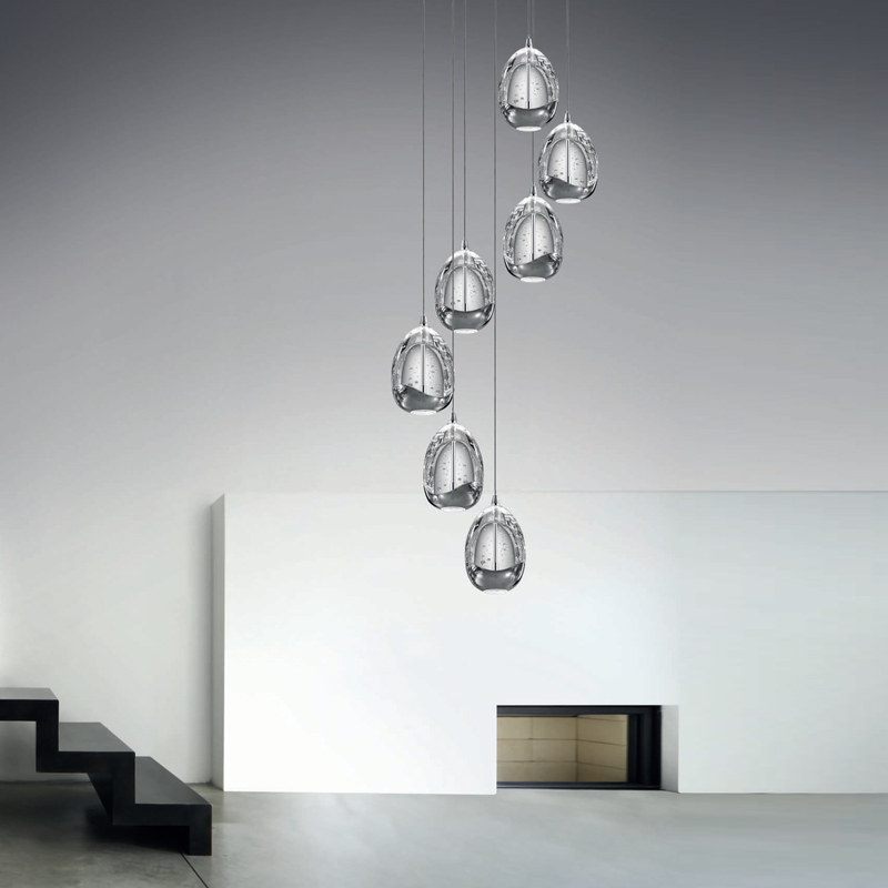 Люстра каскадная Delight Collection Terrene MD13003023-7A chrome