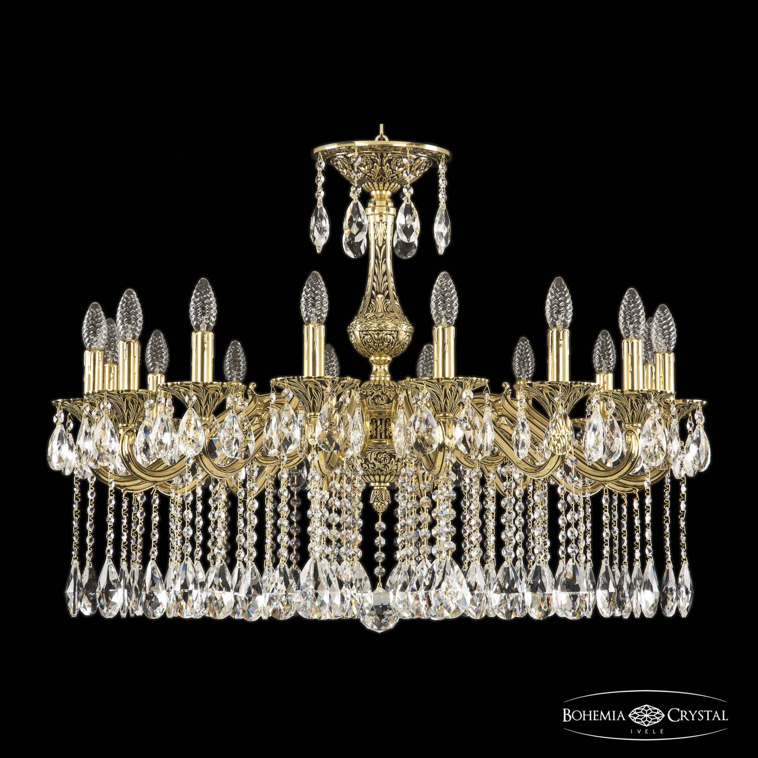 Подвесная хрустальная люстра 7202 Bohemia 72102/16/300 A GB