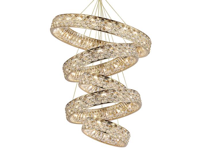 Потолочная чашка Newport Tiffany Потолочная чашка 8530/8560 D30 5 вертик.колец gold