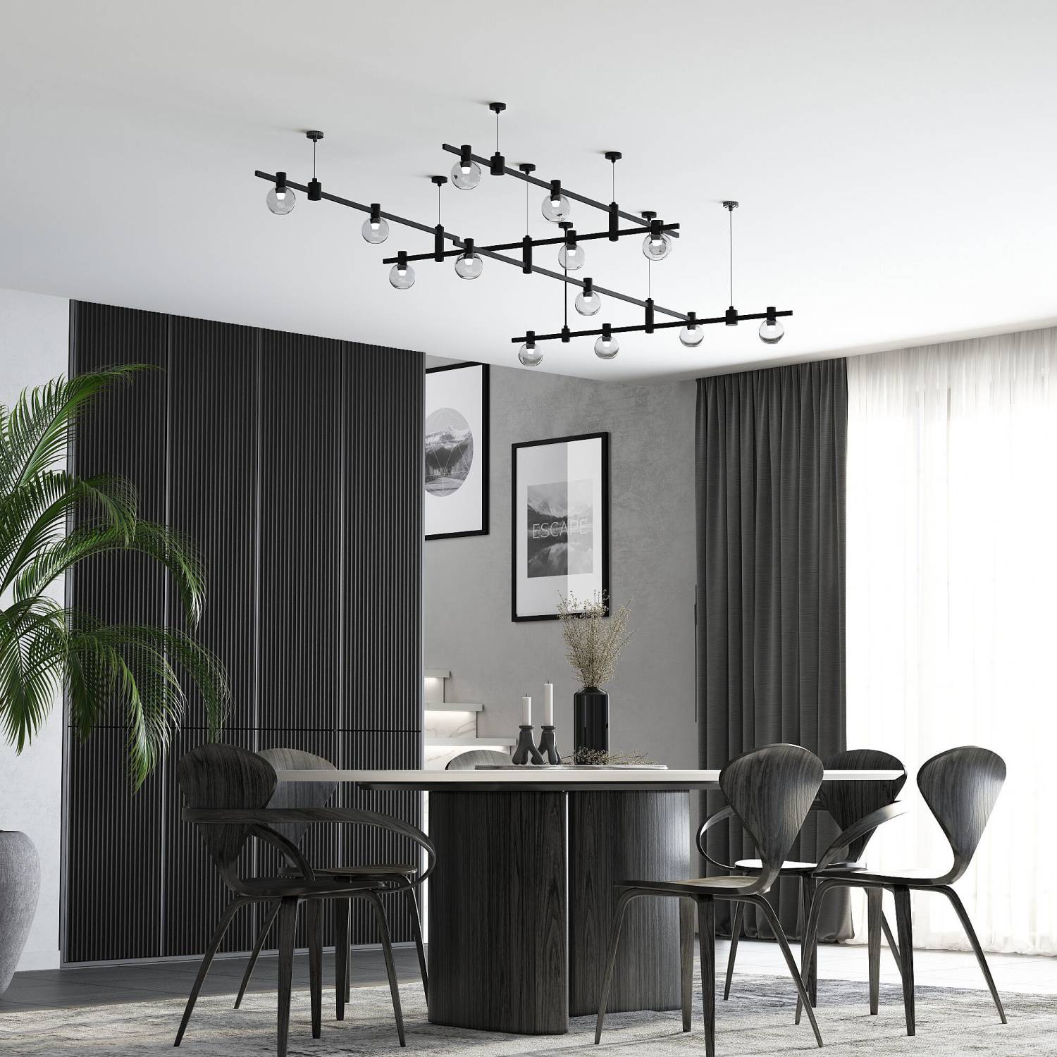 Elektrostandard Esthetic Magnetic Esthetic Magnetic Подвесной комплект с вводом питания 85154/00