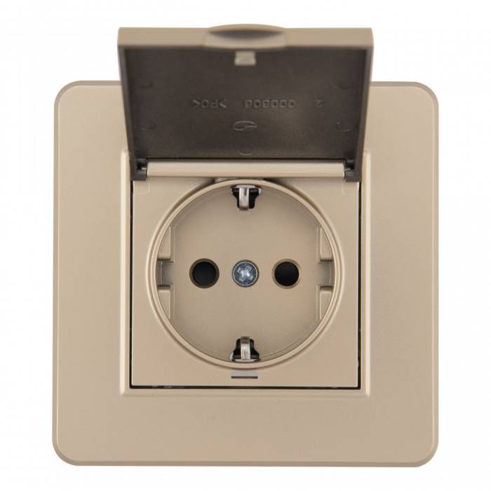 Розетка Arte Milano Set16-1 SET16-1-41-1 shampan