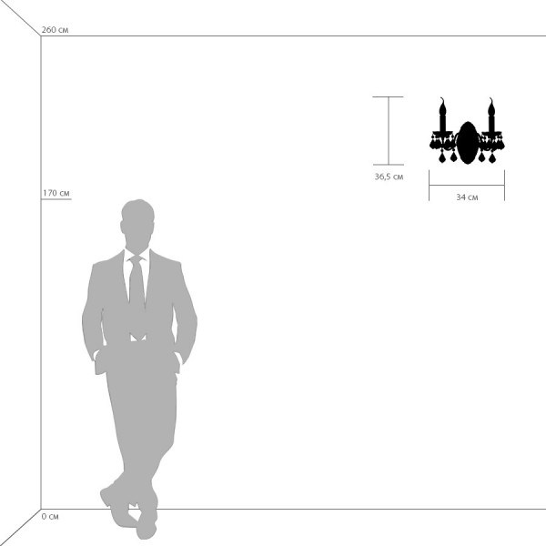 Настенное бра Osgona Classic 700622 Настенное бра Osgona Classic 700622
