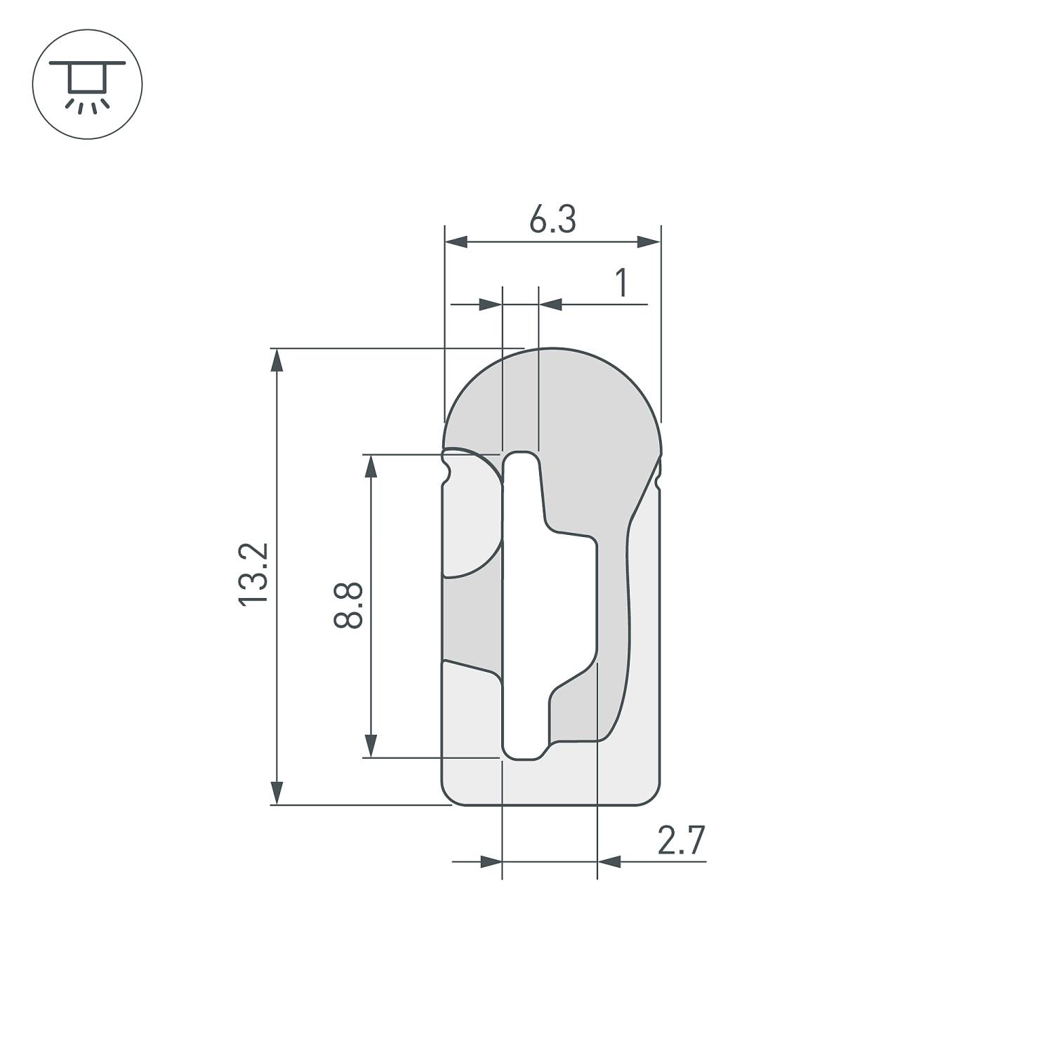 Профиль Arlight Wph 041087